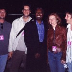 Booker T, Backstage at Bishopstock, Exeter England, 2001
