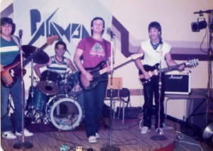 Paranoia 1984 - Jeff Clarke, myself, Mike Lane & Bobby Warren